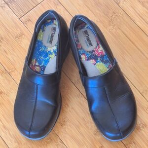 Greys Anatomy Softwalk Womens Meredith Clog 8.5 Black Slip Resistant Cushy Comfy
